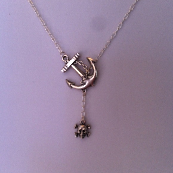 Anchor and Scull Necklace