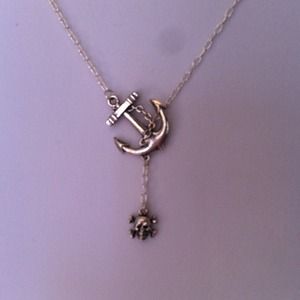 Anchor and Scull Necklace