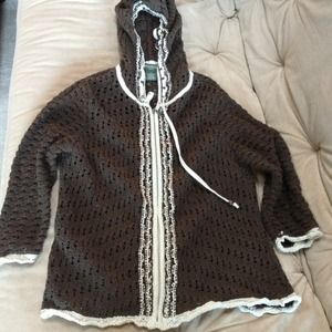 Eddie Bauer crochet like sweater