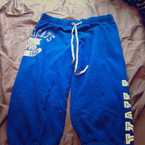 UK wildcat blue Victoria's secret sweat pants xs