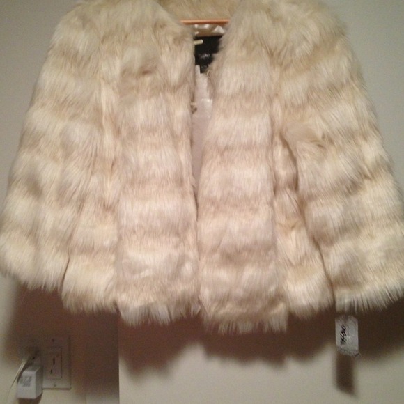 Mossimo faux fur jacket - Picture 1 of 4