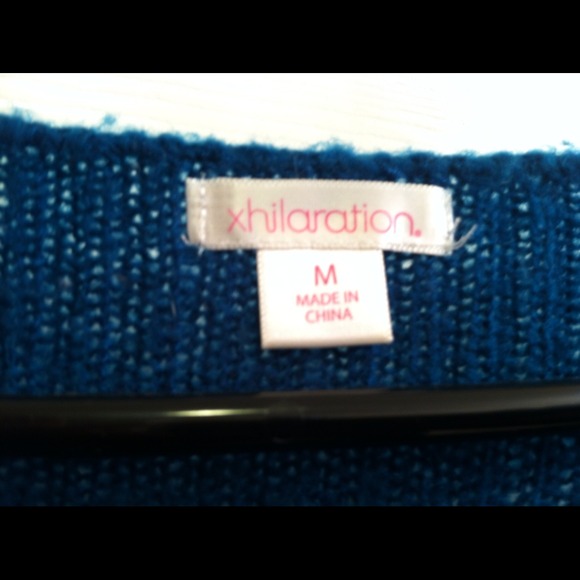 Blue Tunic sweater - Med from Target - Picture 2 of 2