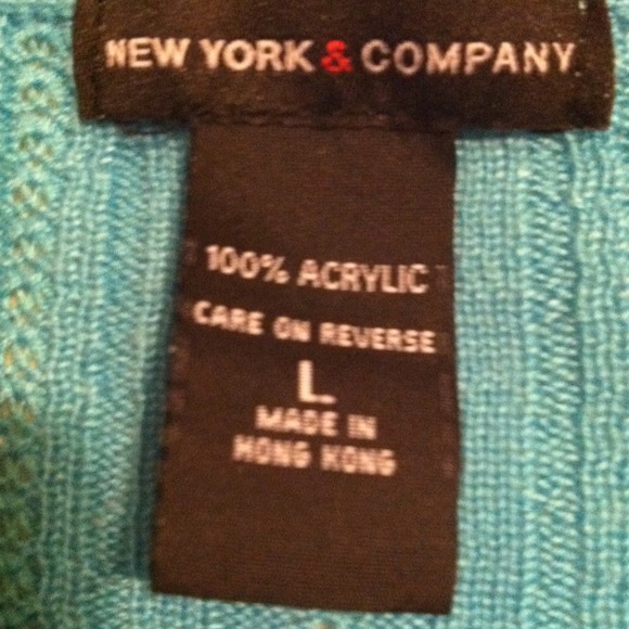 ⛔Sold in bundle⛔Turquoise wrap sweater - Picture 3 of 4