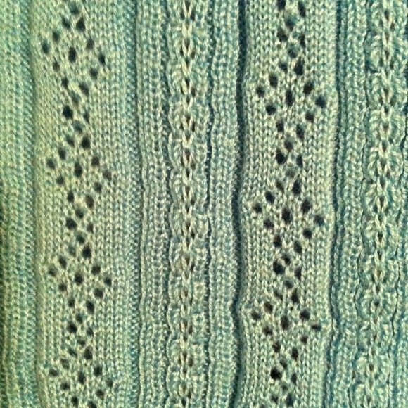 ⛔Sold in bundle⛔Turquoise wrap sweater - Picture 4 of 4