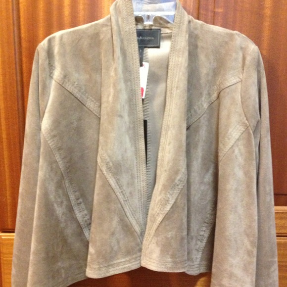 BCBGmaxazria ultrasuede shrug size M