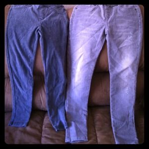 3 Distressed Super skinny tights Jeans