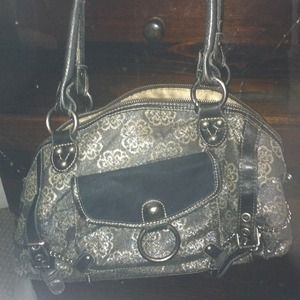 Kathy Van Zeeland silver purse