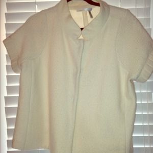 ****Bundled on hold****White wool cape/sweater