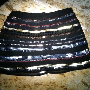 Rock&Republic sequence glam skirt