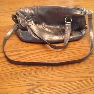Large Silver Purse