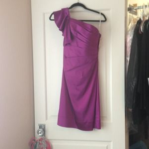 Phoebe couture one shoulder dress