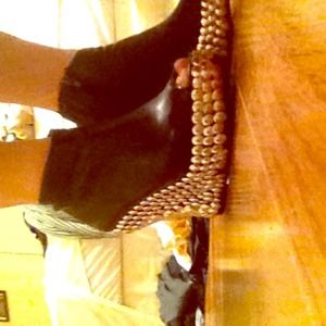 Rocker Jeffrey Cambell wedge booties