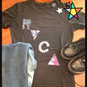 Long black RVCA shirt