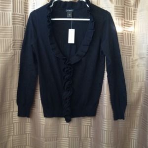"BUNDLE" Cream and black color Ann Taylor sweaters