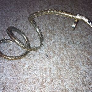 Snake bracelet/ring (gold)