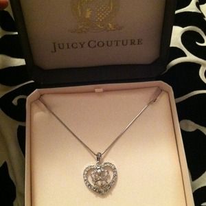 Juicy couture heart necklace