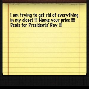 Everything must go