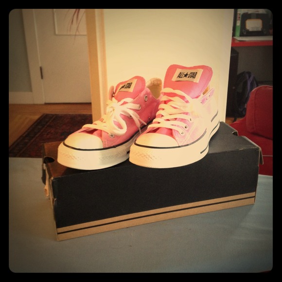 Pink chucks!