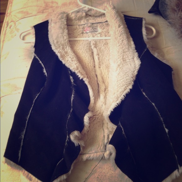 Faux fur vest