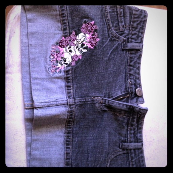 So cal jean skirt