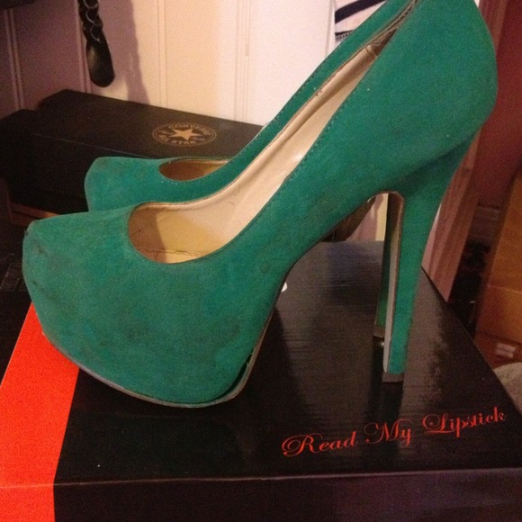 Turquoise Heels