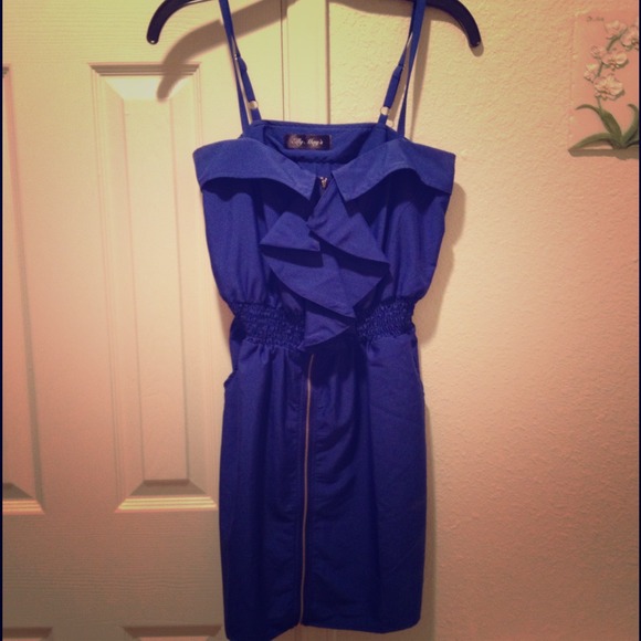 Royal Blue Elly May Pocket Dress