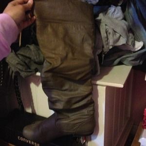 High knee boots