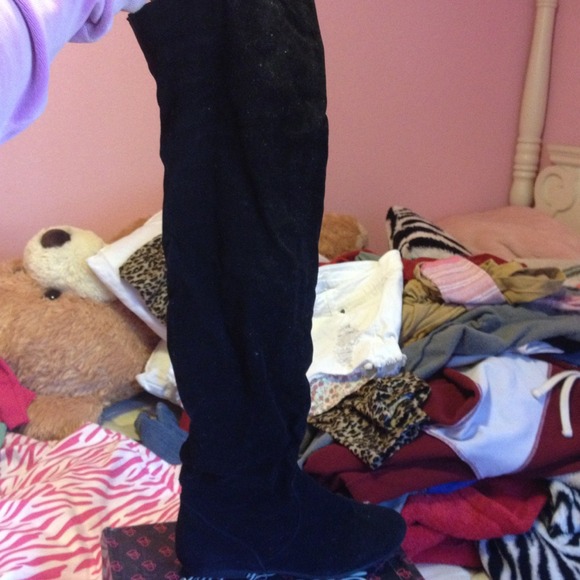 Black Suede boots