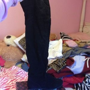 Black Suede boots