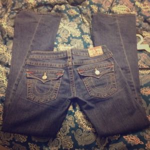Medium wash true religion jeans