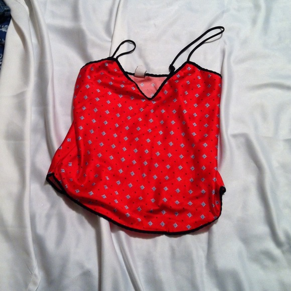 Silk lingerie top