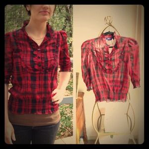 Red & Black Plaid Shirt