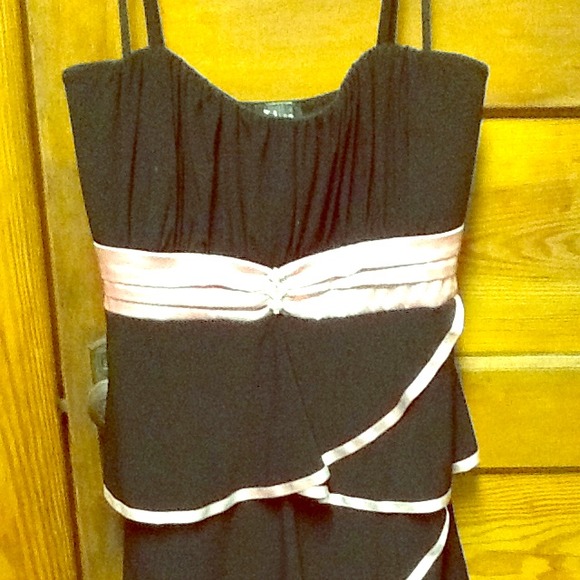 Black n pink dress