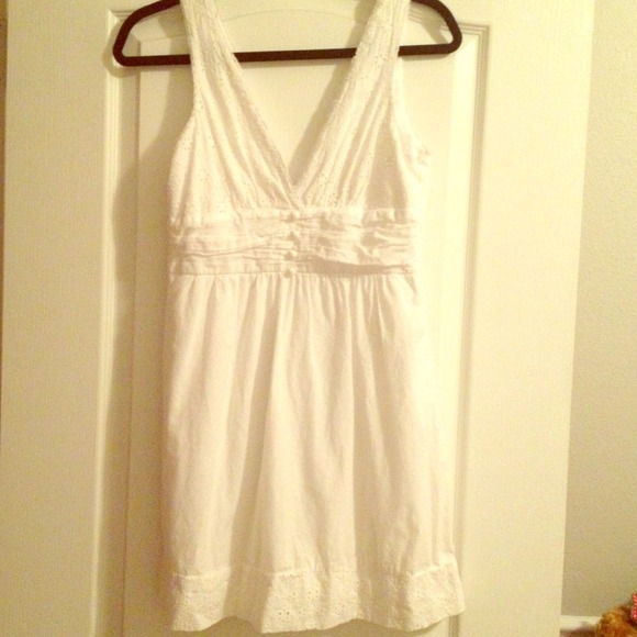 White Eyelet Dress