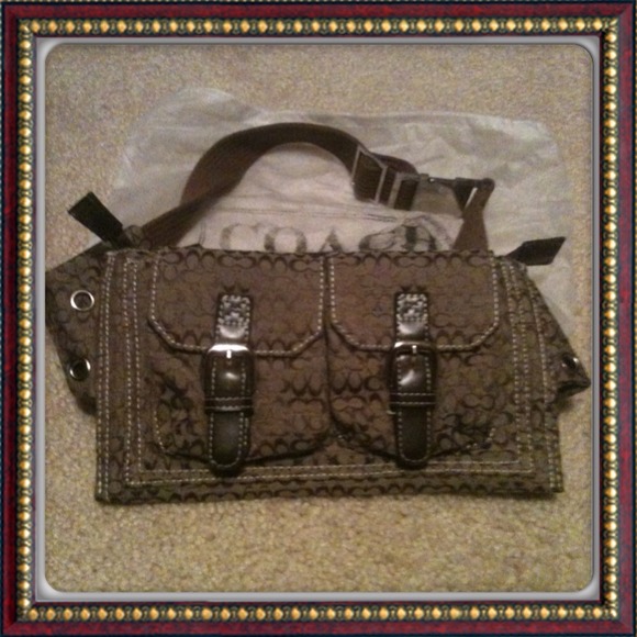 REDUCED!!!!Coach hip/waist bag with dust bag