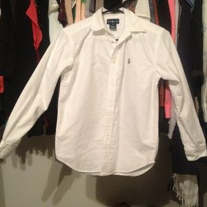 Ralph Lauren boys white button down