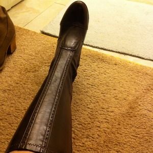 Dark brown high heel boots🚫sold