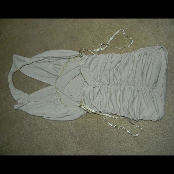 ****Sold***Tan halter top - Picture 2 of 2