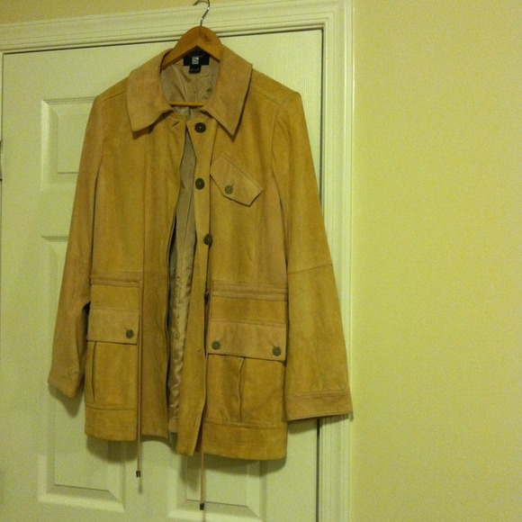 Ellen Tracey xl butter soft suede jacket - Picture 2 of 4