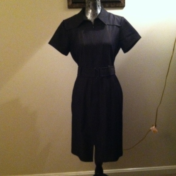 Calvin Klein Denim  Zip Dress - Picture 1 of 2