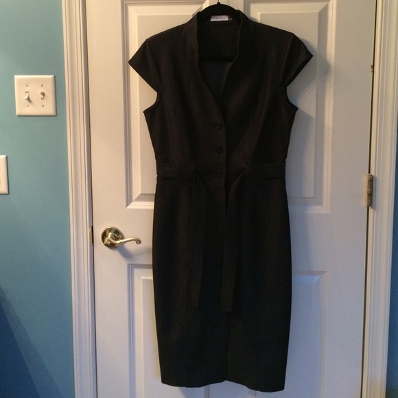 Calvin Klein Denim Button front Dress - Picture 3 of 4