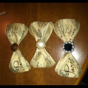 Vintage style hair bows