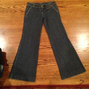 Wide leg 31.5" inseam. Ann Taylor Loft