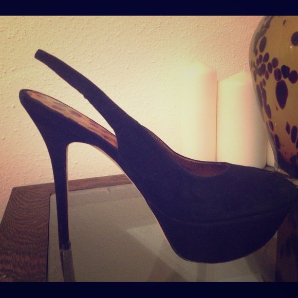 ❗SOLD❗ Sam Edelman Black Suede Sexy Shoe High Hill