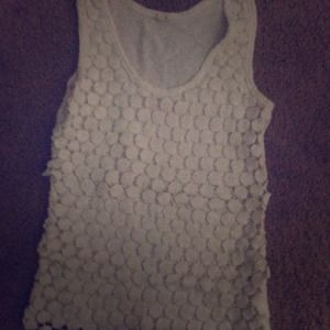 Jcrew tiered dot tank
