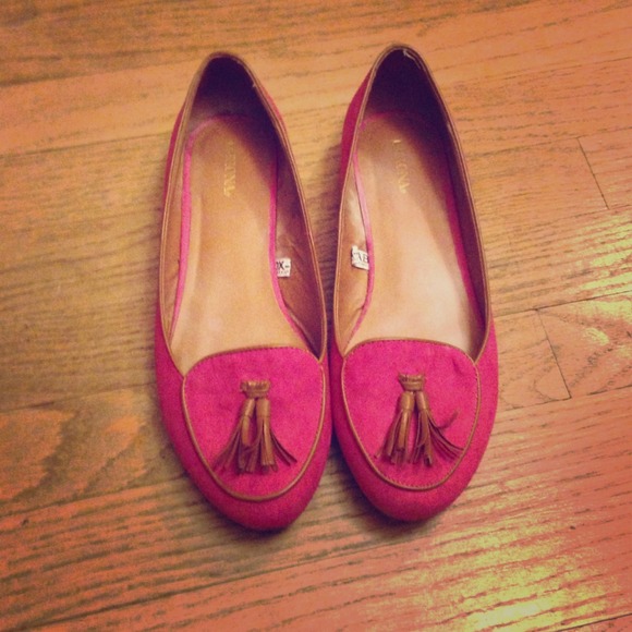 Hot Pink Loafers