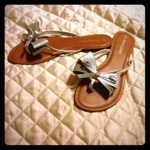 SOLD ❌Silver Glitter Sandals❌ SOLD