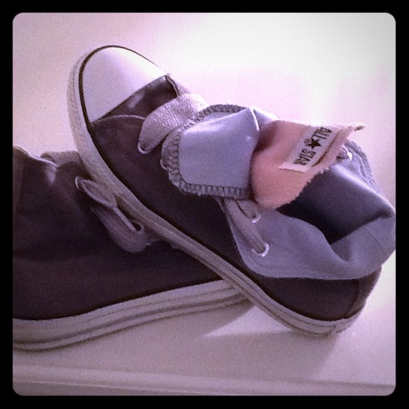 Sold✨Great converse grey whit blue and pink