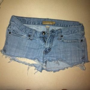 Abercrombie & Fitch denim cut-off shorts