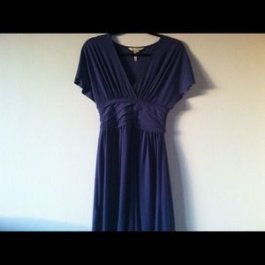BCBG Generation Blue Short-Sleeve  Dress